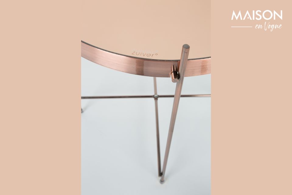 Cupid Copper Side Table - 6