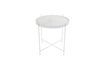 Miniature Cupid White Marble Side Table 9