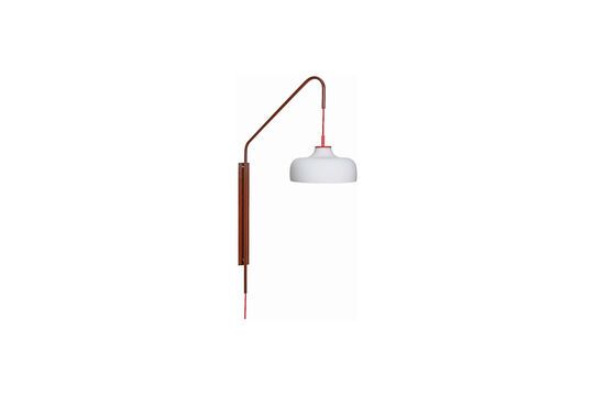 Current red metal wall light