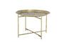 Miniature Dalia brass coffee table Clipped