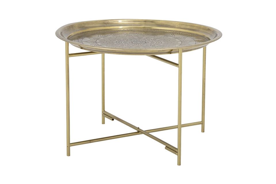 Dalia brass coffee table Bloomingville