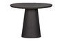 Miniature Damon brown clay fiber round dining table Clipped