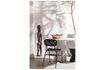 Miniature Damon white clay fiber round dining table 3