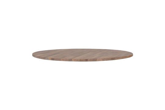 Dark beige oak table top Tablo Clipped