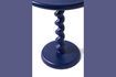 Miniature Dark blue aluminum side table Twister 4