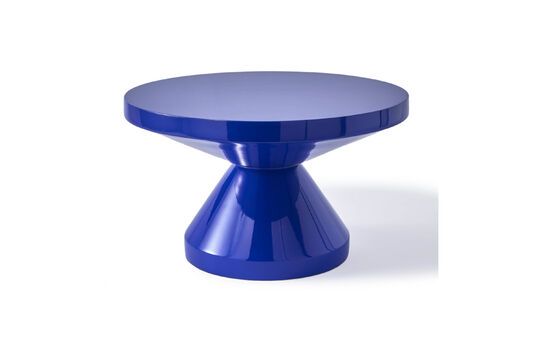 Dark blue coffee table Zig Zag Clipped