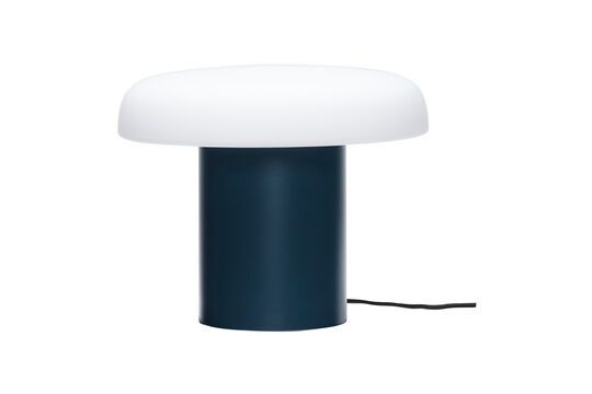 Dark blue glass table lamp Ateliers