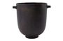 Miniature Dark brown brass planter Foem Clipped