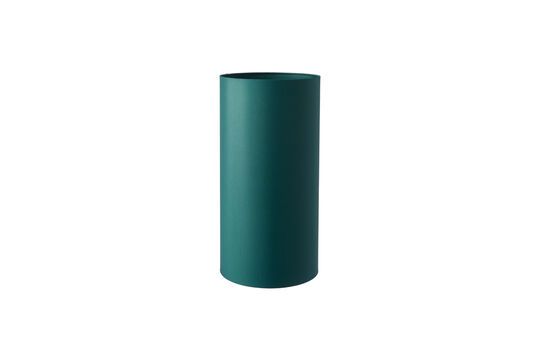 Dark green viscose lampshade Shade Clipped