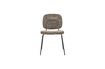 Miniature Dark sand fabric chair Carma 4