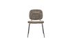 Miniature Dark sand fabric chair Carma 4