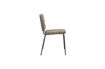 Miniature Dark sand fabric chair Carma 5