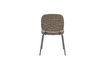 Miniature Dark sand fabric chair Carma 6