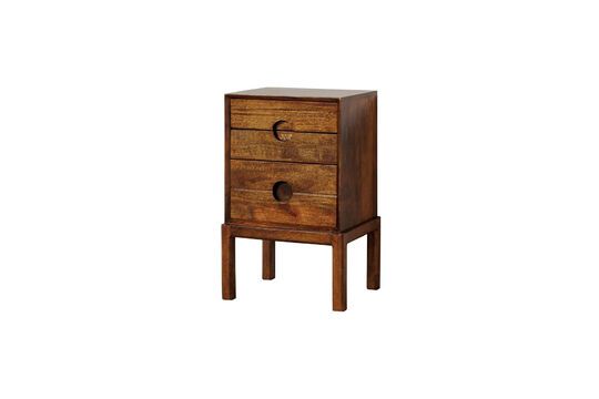 Dark wood bedside table Herstal