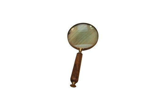 Dark wood magnifying glass Bois