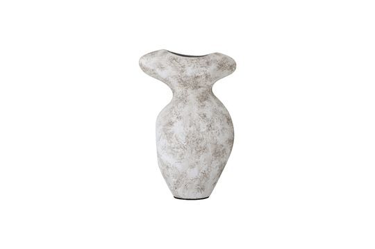Decorative clay vase in gray Nori Clipped