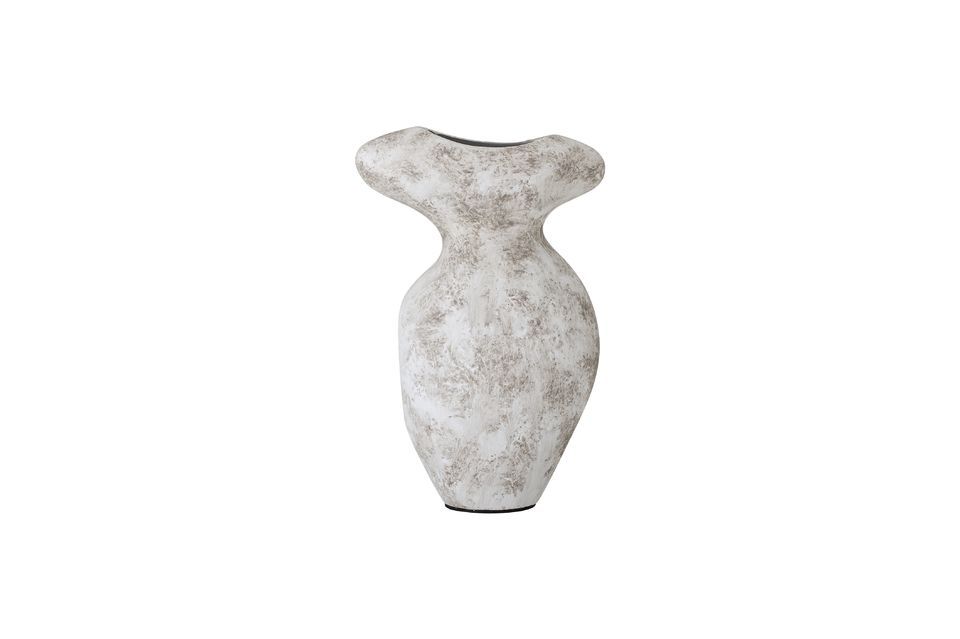 Decorative clay vase in gray Nori Bloomingville