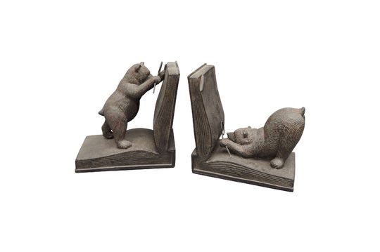 Detective Ours Bookends Clipped