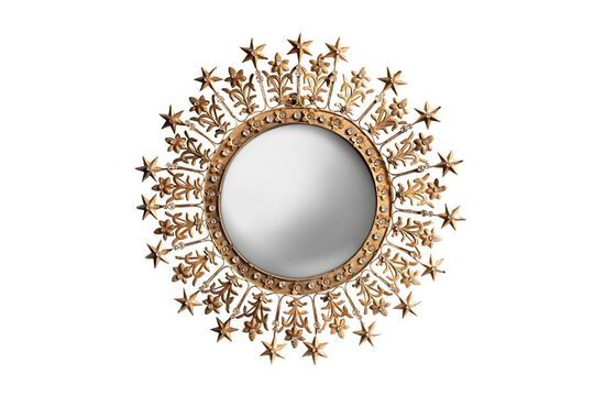 D'Étoiles gold metal mirror