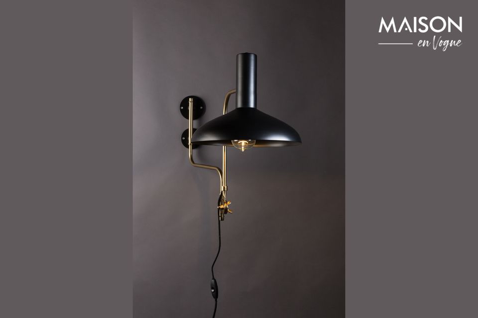 Devi black wall lamp Dutch Bone