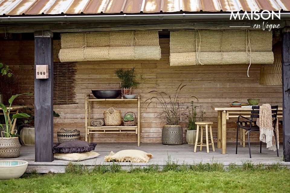 These wicker baskets are sold in pairs