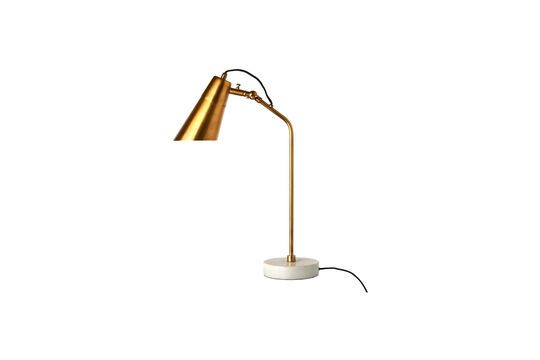 Disk gold aluminum table lamp Clipped