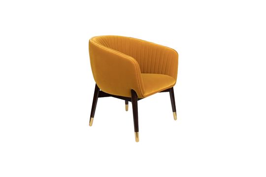 Dolly Lounge armchair ochre Clipped