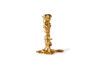 Miniature Drip gold aluminum candle holder 3