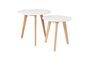 Miniature Duo of Bodine side tables Clipped