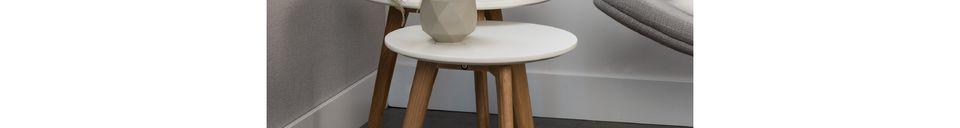 Material Details Duo of Bodine side tables