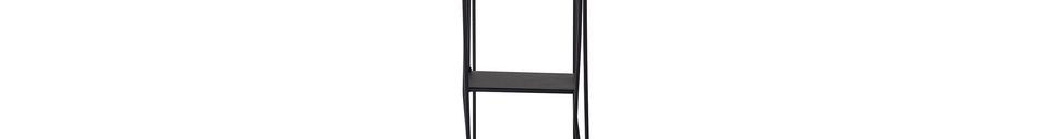 Material Details Ebert black metal shelf