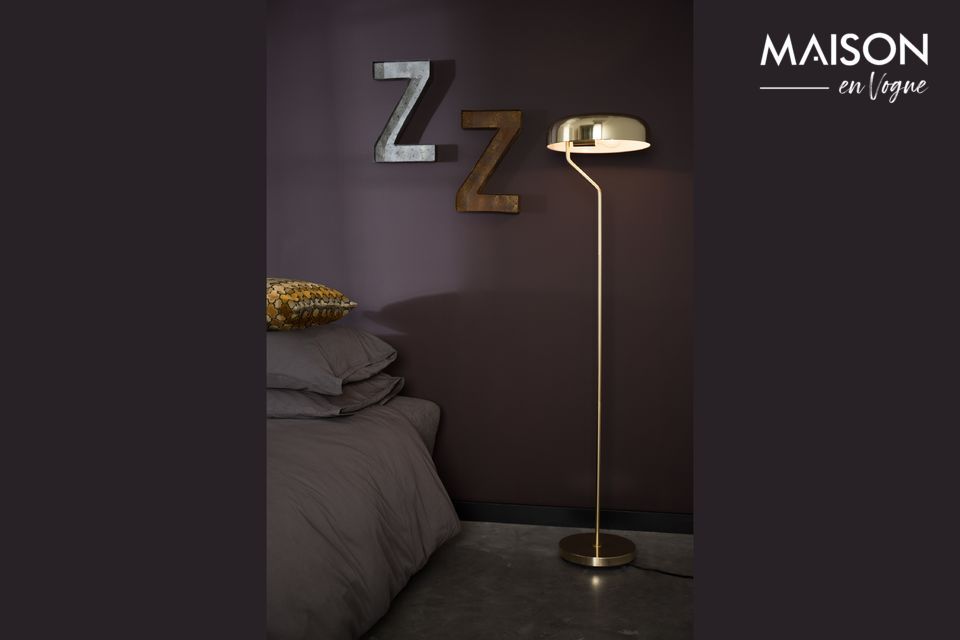 Eclipse Brass Floor Lamp - 9