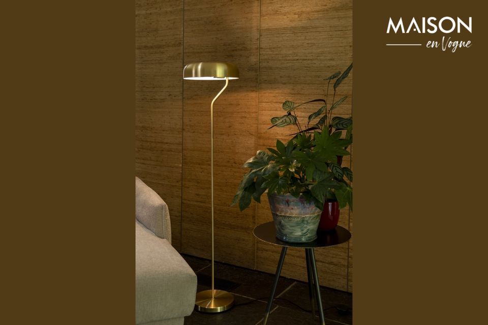 Eclipse Brass Floor Lamp - 6