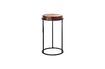 Miniature Edna pink glass side table 5
