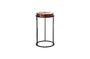 Miniature Edna pink glass side table Clipped