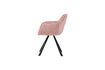 Miniature Elaine pale pink velvet chair 4