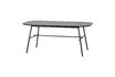 Miniature Elegance mango wood and black metal table 1