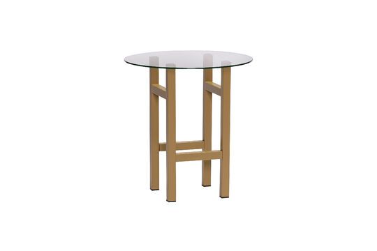Elevate green ash wood side table