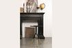 Miniature Elia black side table with brass finish 1