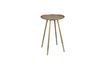 Miniature Eliot side table with antique brass finish 8