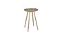 Miniature Eliot side table with antique brass finish Clipped