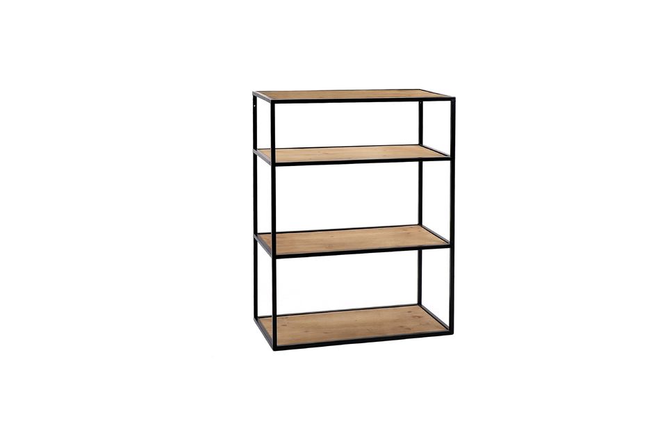 Furniture with 4 shelves to be placed against a wall
