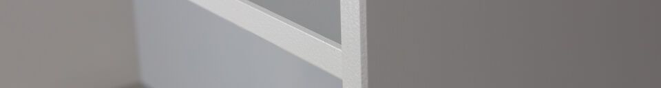 Material Details Extension for light grey wooden shelf Madu