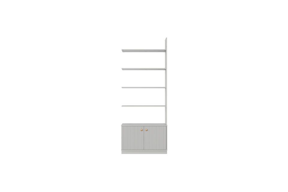 Extension for light grey wooden shelf Madu Woood