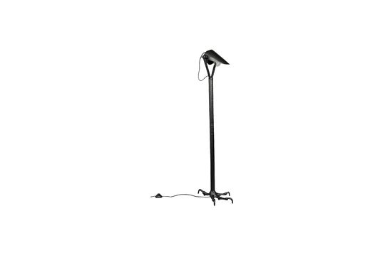 Falcon black Floor lamp Clipped