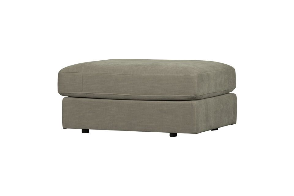 The upholstered elements on all sides can be combined endlessly to create a sofa that fits your