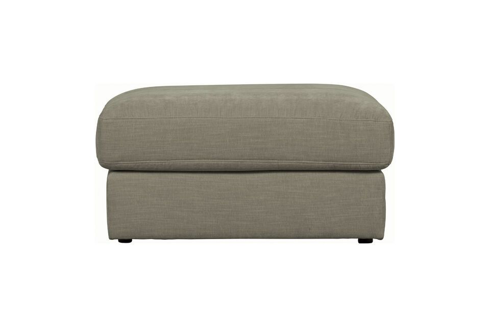 With five shades of gray, this sofa brings a warm touch to your living room