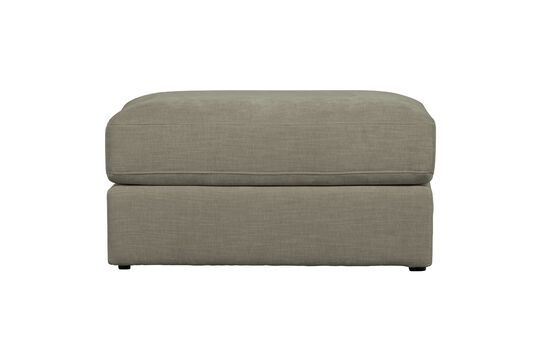 Family light grey fabric pouf