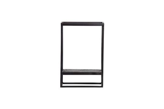 Febe black metal wall bracket Clipped