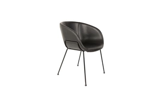 Feston Black Armchair Clipped